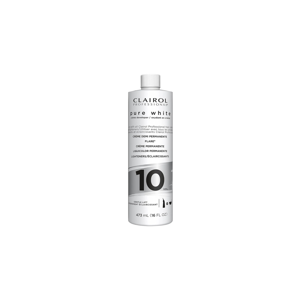 Clairol Professional Pure White 10 Volume Hair Developers for Lightening & Gray Coverage