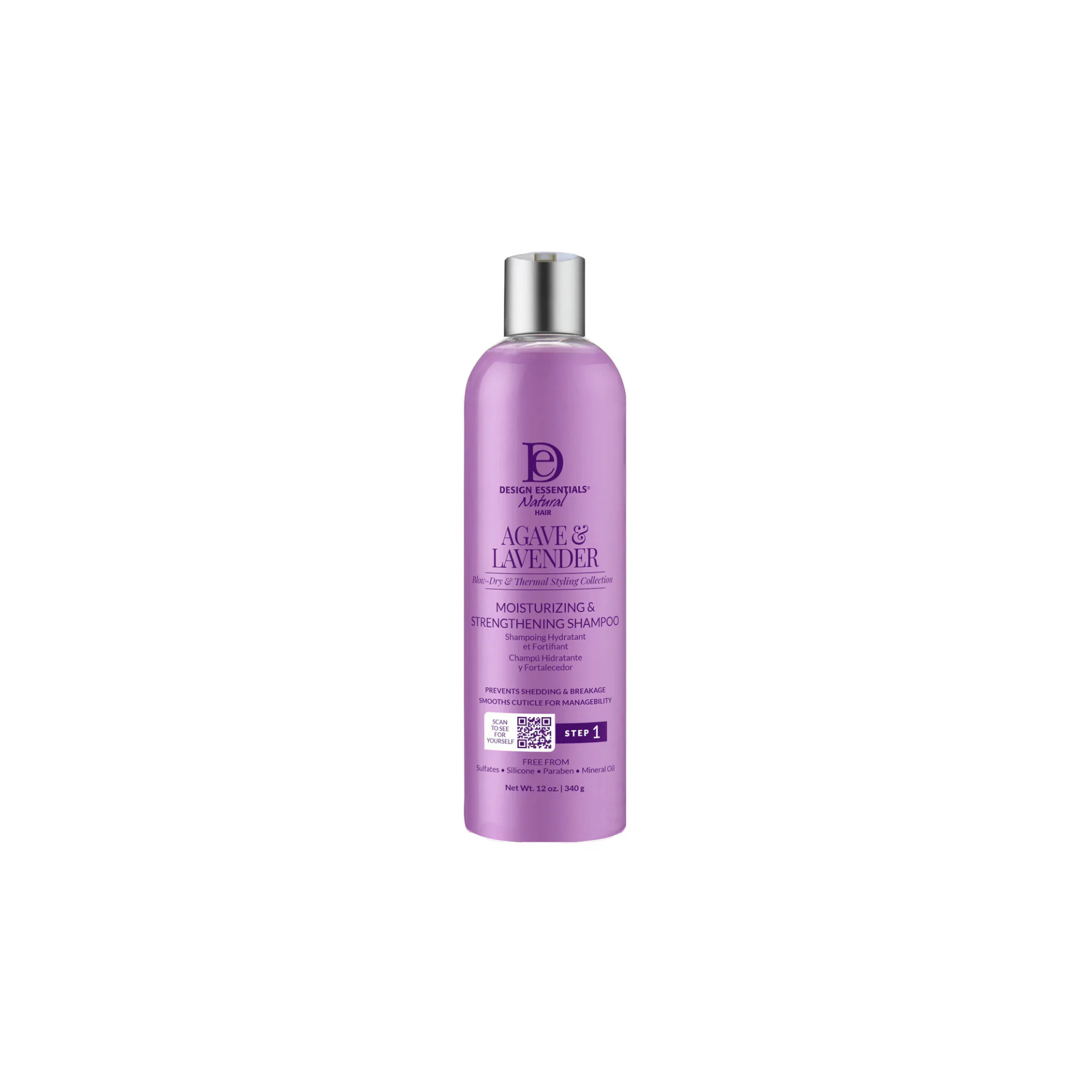 Design Essentials Agave & Lavender/ Moisturizing & Strengthening Shampoo