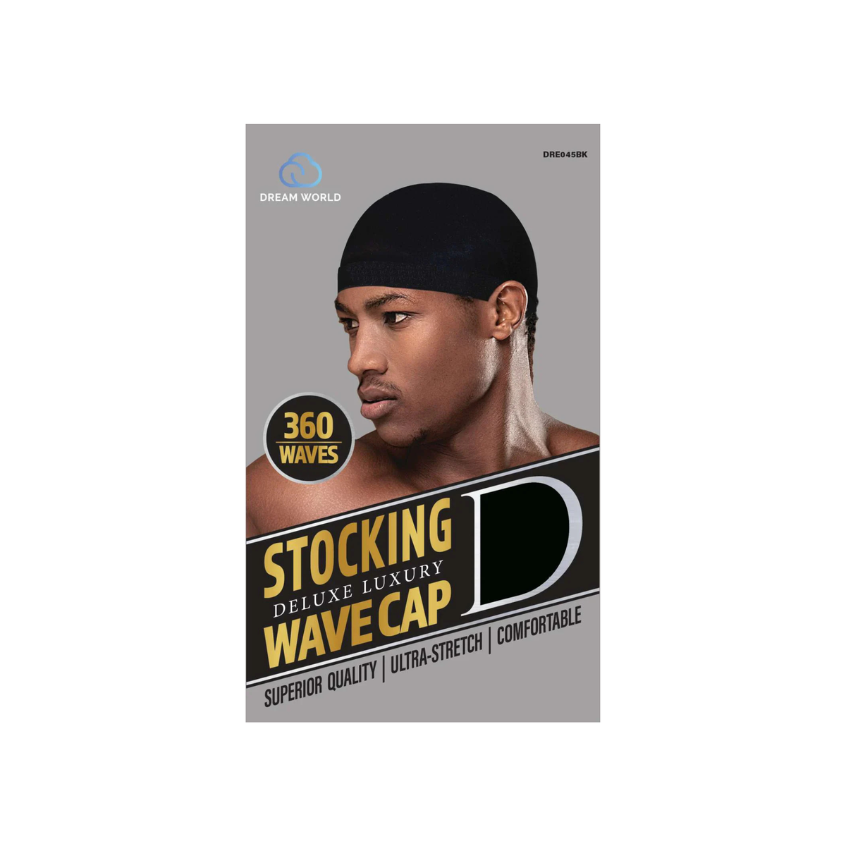 360 Waves Stocking Wave Cap BLK