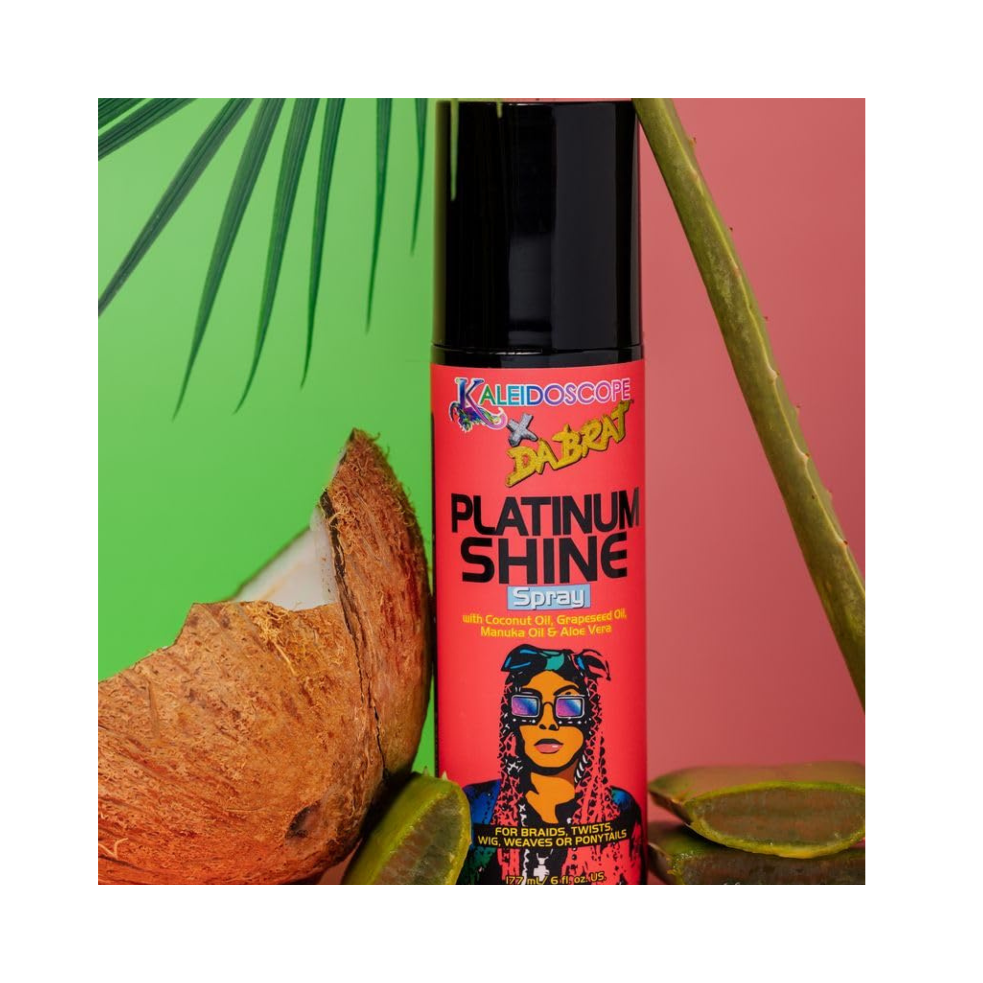 Kaleidoscope Da Brat Platinum Shine Spray 6 fl oz