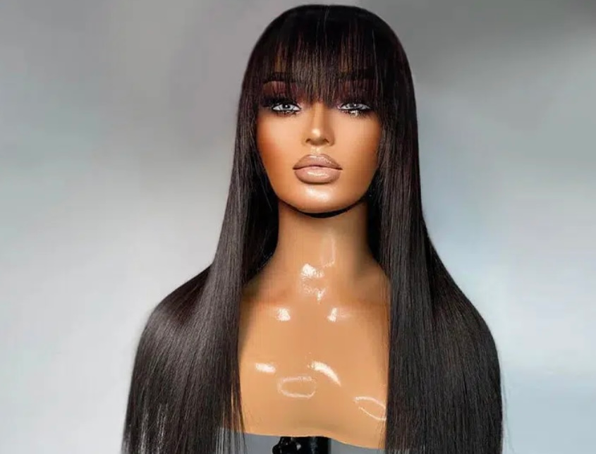 Bang lace closure wig