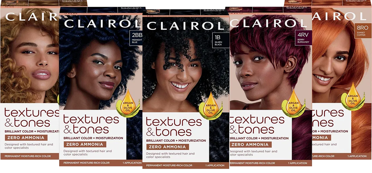 Clairol Textures & Tones Permanent Hair Color