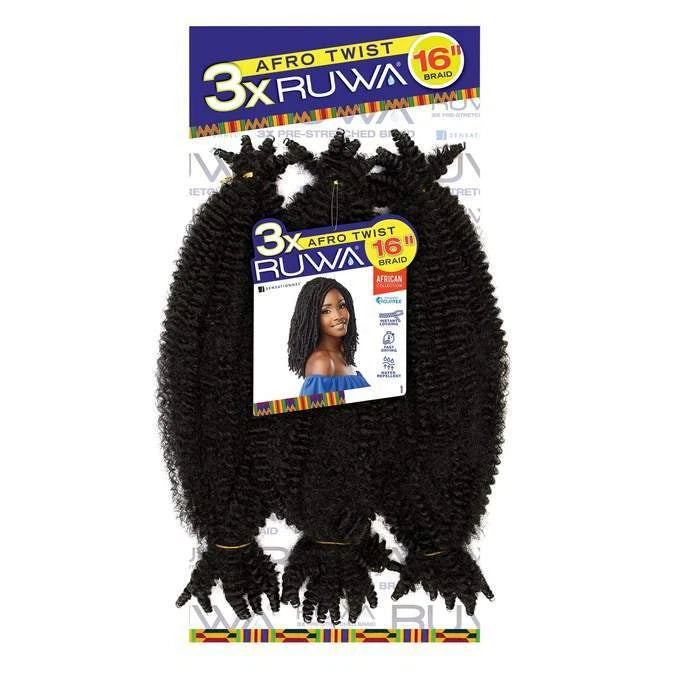 RUWA 3X Afro Twist 16"